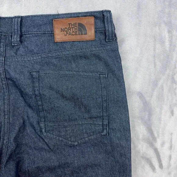 The North Face Tungsted Pants Women's 2 Blue Dark Wash Stretch Mid Rise Hiking - Picture 6 of 13